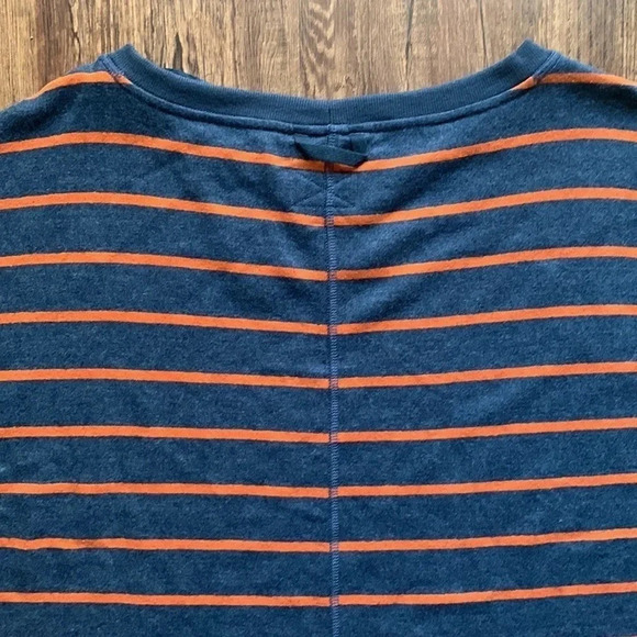 PrAna Women’s Striped Cozy Up Polmdale Sweater Top Size Medium NWT - Picture 7 of 11